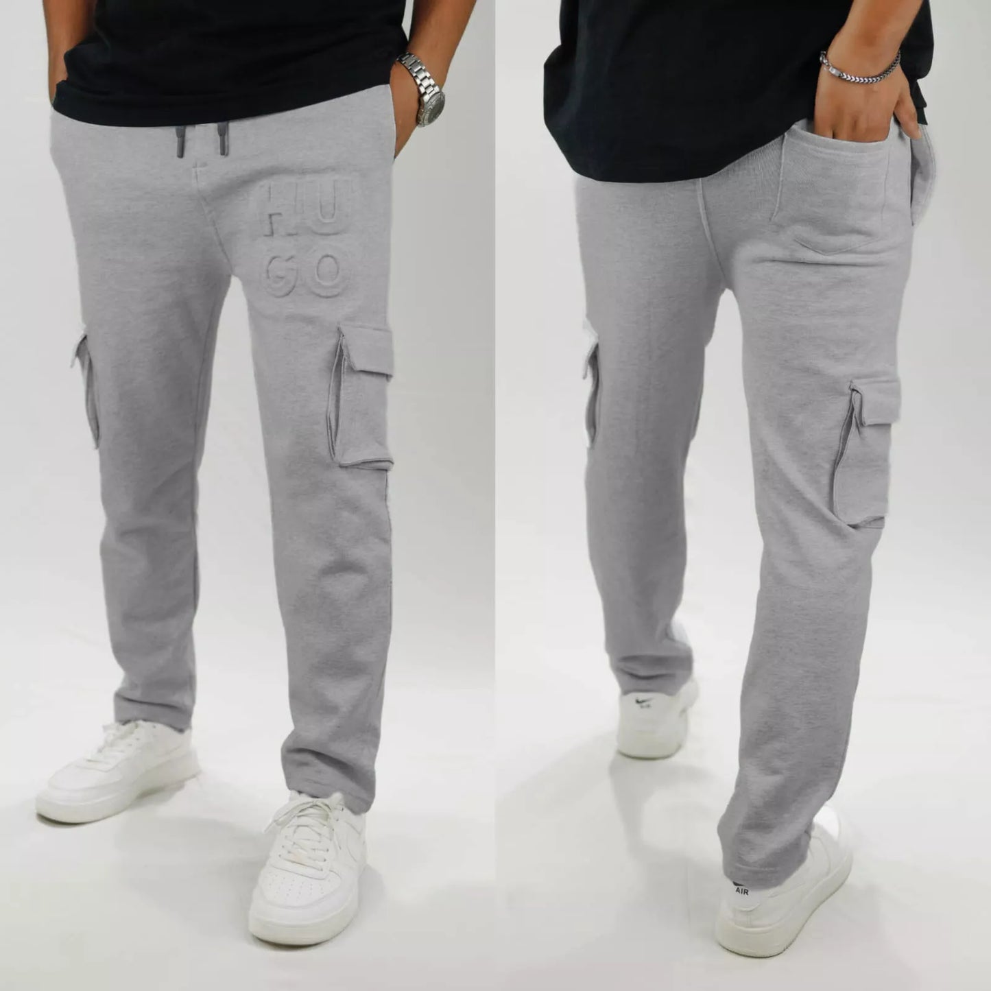 Premium Terry Cotton Baggy Trouser - Ash