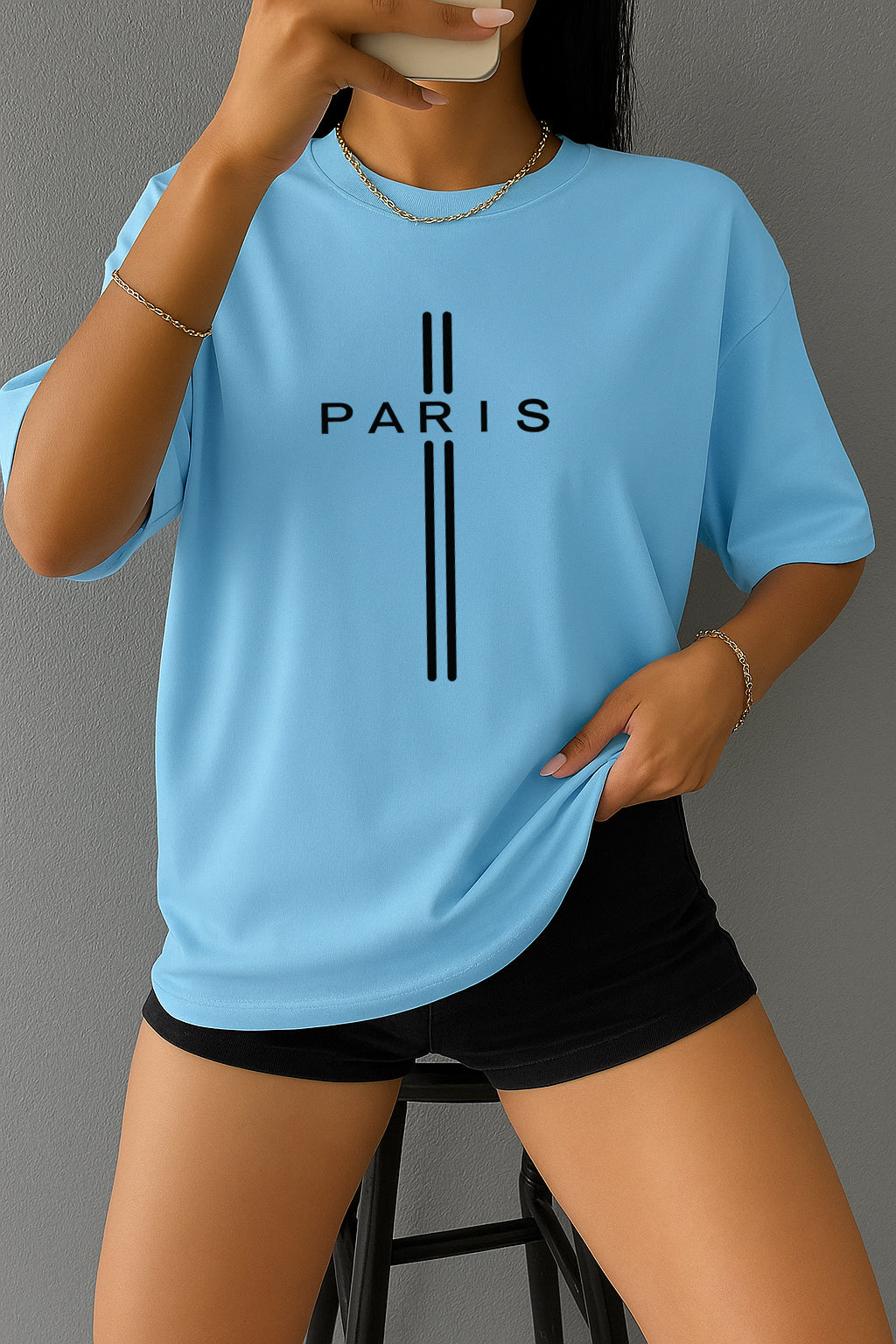 Drop Shoulder T-shirt for Women