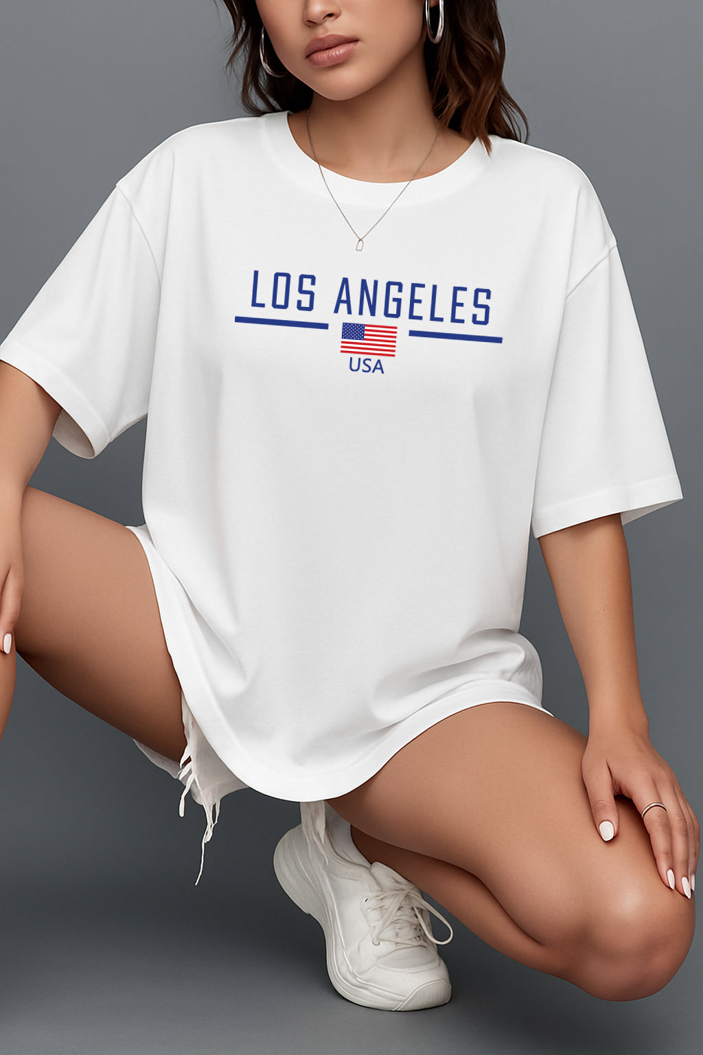 Drop Shoulder T-shirt for Women