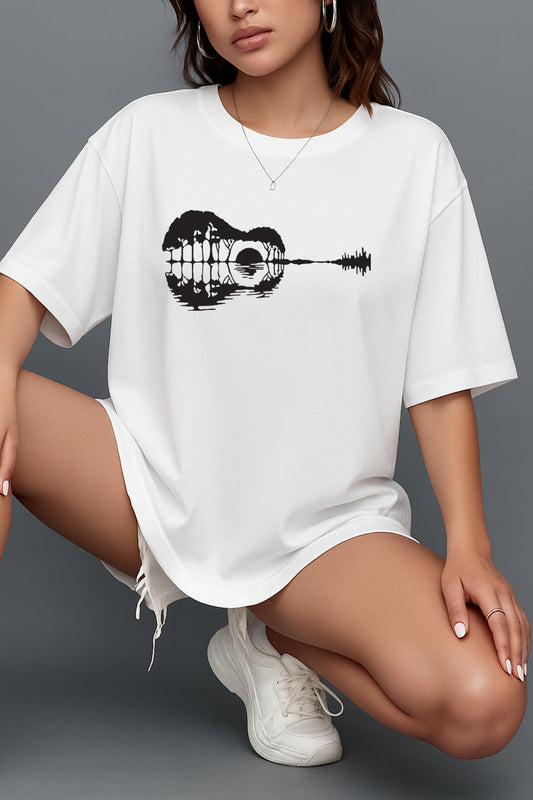 Drop Shoulder T-shirt for Women